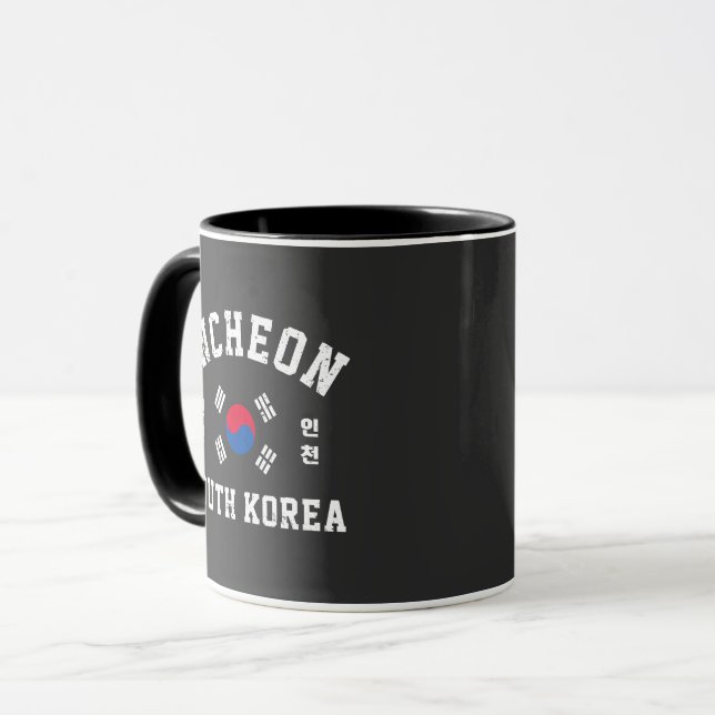 Caneca Incheon South Korea T-Shirt (Frente Esquerda)