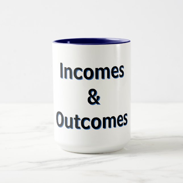 Caneca Incomes & Outcomes Mug (Centro)