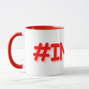 Caneca "#Índia" Design. Comprar Agora