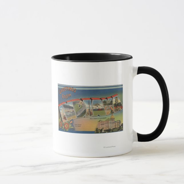 Caneca Indiana (Capital Estatal/Flor) (Direita)