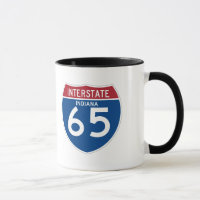 Indiana no protetor da estrada nacional I-65 -