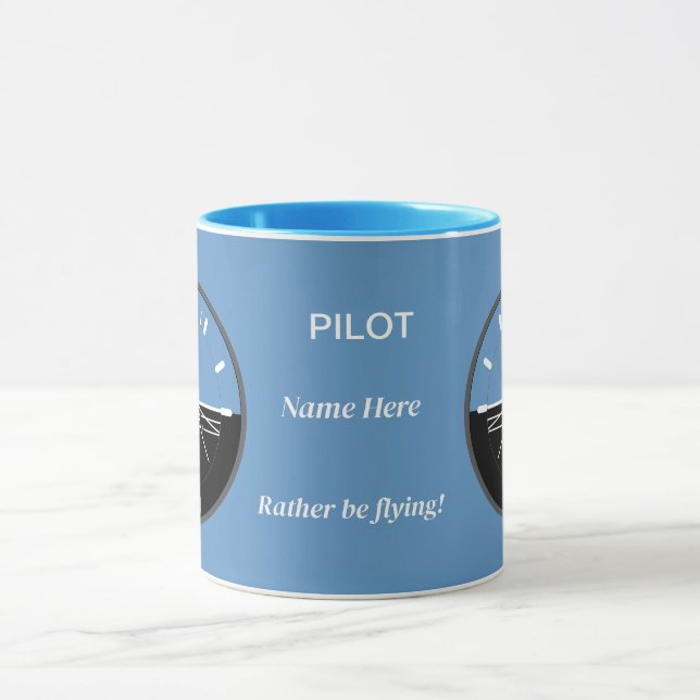 Caneca Indicador de Atitude de Pilotos (Centro)