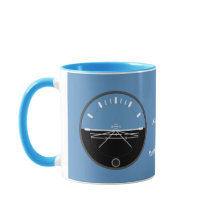 Caneca Indicador de Atitude de Pilotos