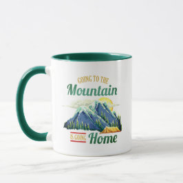 Caneca Indo para a Montanha Selvagem