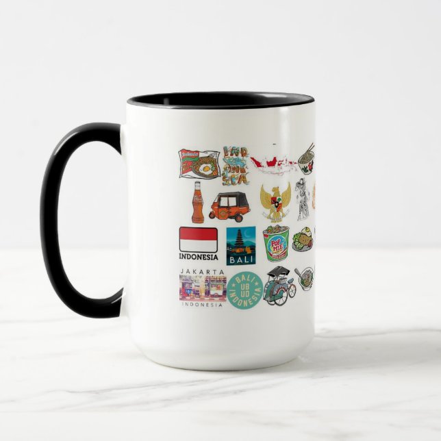 Caneca indonésia (Esquerda)