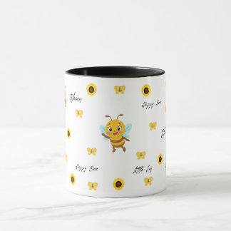 Caneca Infantil Abelha Feliz Fofa