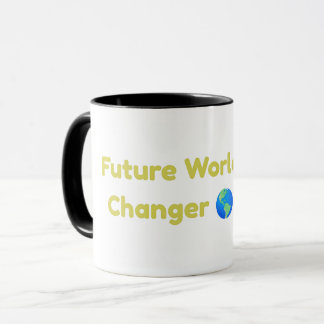 Caneca Infantil Inspiradora para o Futuro do Mundo