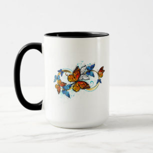 Caneca Infinidade de Borboletas Monarca