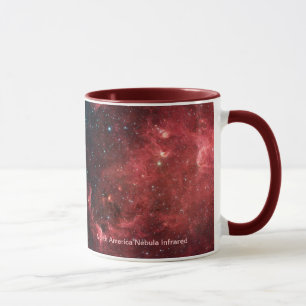 Caneca Infravermelho da Nebulosa América do Norte