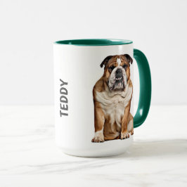 Caneca Inglês Bulldog Personalizado Mug