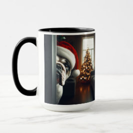 Caneca Inglês Bulldog Trate De Natal Coffee Mug