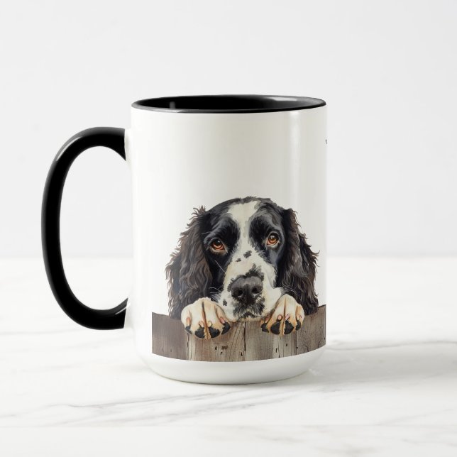Caneca Inglês Springer Spaniel Dog Mug (Esquerda)