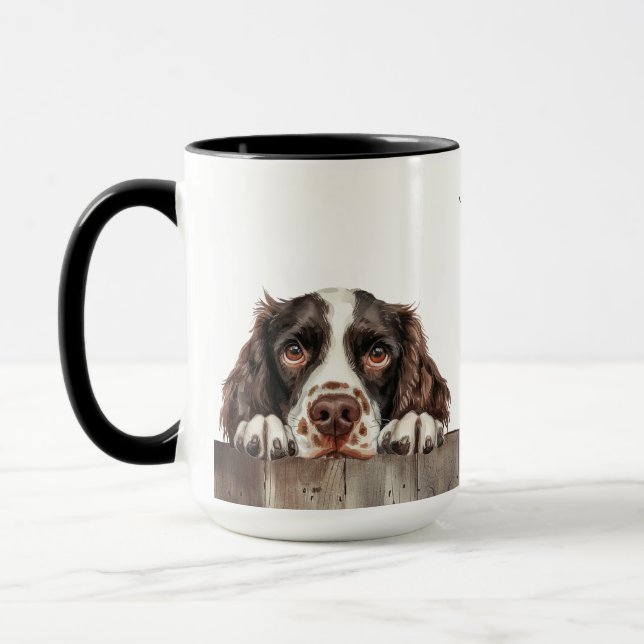 Caneca Inglês Springer Spaniel Dog Mug (Esquerda)