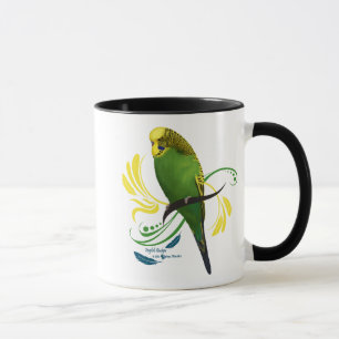 Caneca Inglês verde Budgie