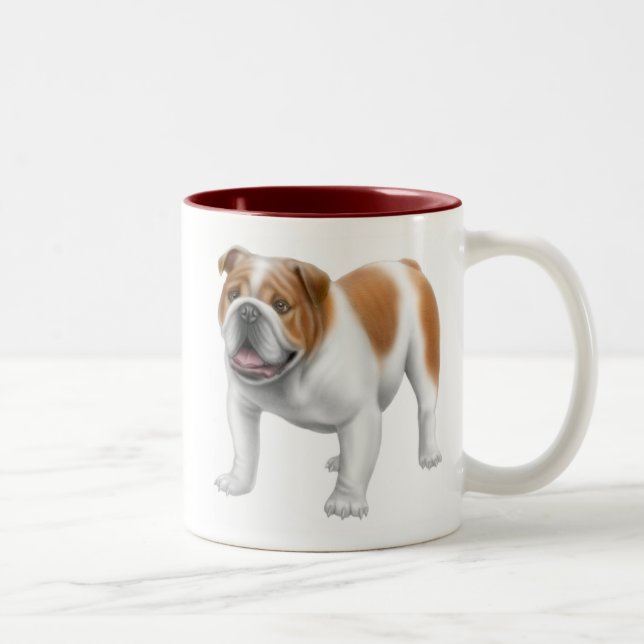 Caneca inglesa do buldogue (Direita)