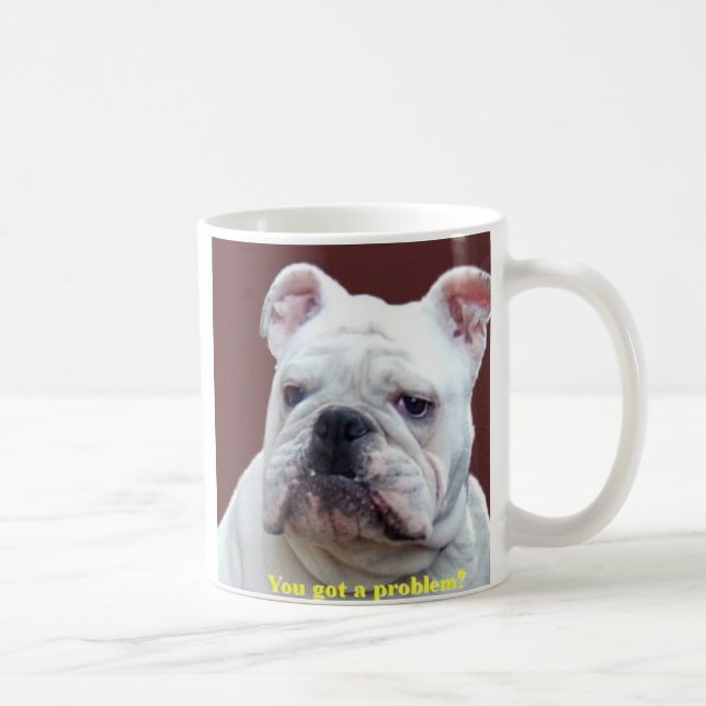 Caneca inglesa do buldogue (Direita)