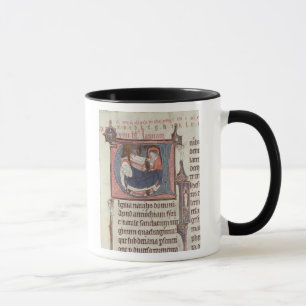 Caneca Iniciais "U" e 'I de Historiated