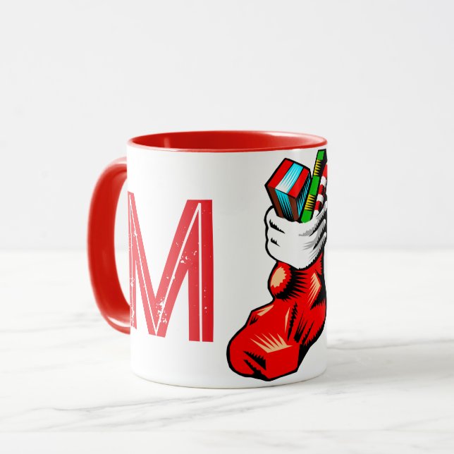 Caneca Inicial de Natal (Frente Esquerda)