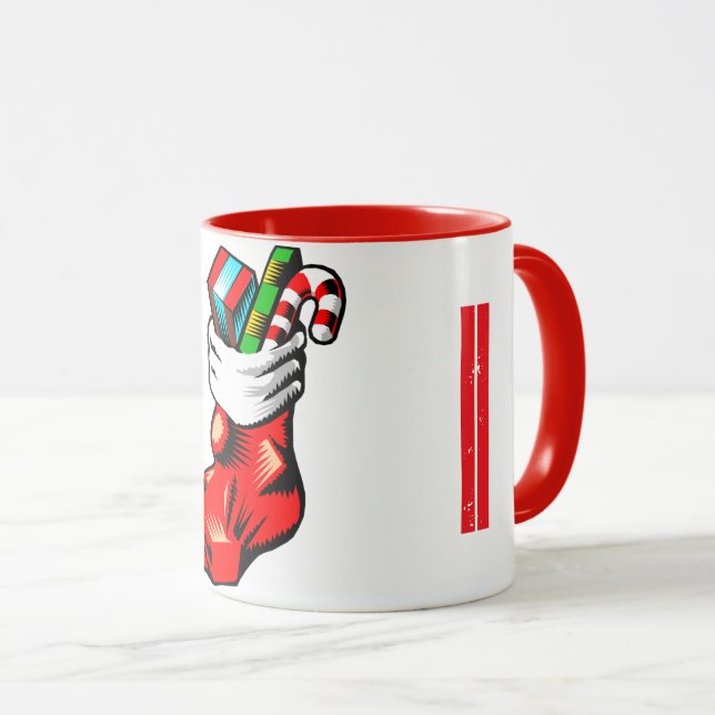 Caneca Inicial de Natal (Frente Esquerda)