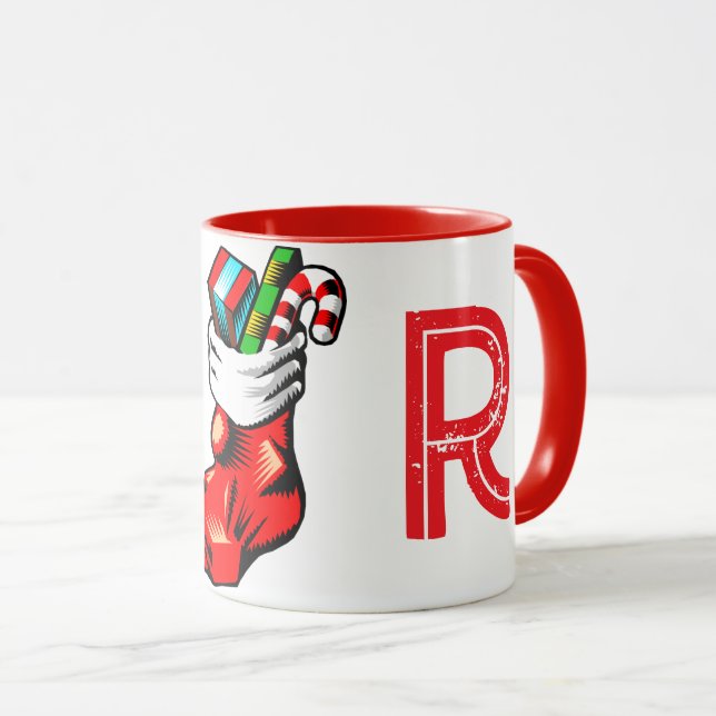 Caneca Inicial de Natal (Frente Esquerda)