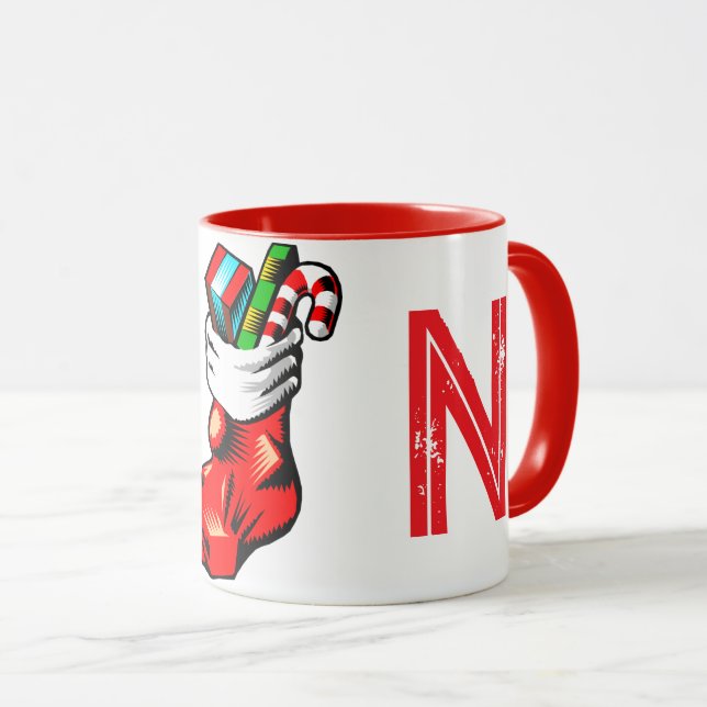 Caneca Inicial de Natal (Frente Esquerda)