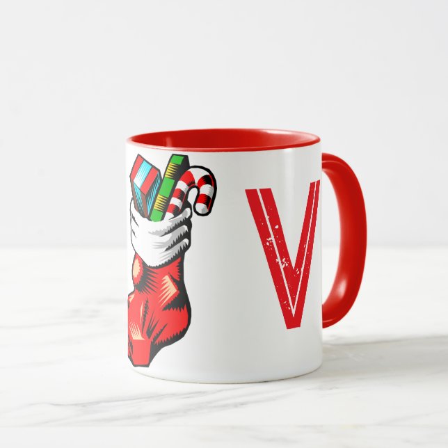 Caneca Inicial de Natal (Frente Esquerda)