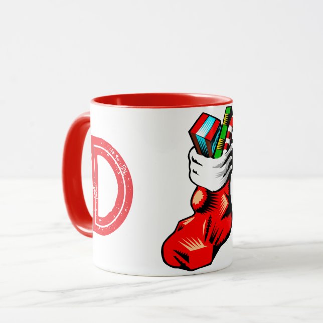 Caneca Inicial de Natal (Frente Esquerda)