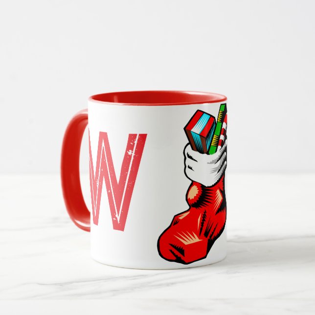 Caneca Inicial de Natal (Frente Esquerda)