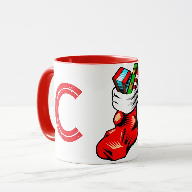 Caneca Inicial de Natal (Frente Esquerda)