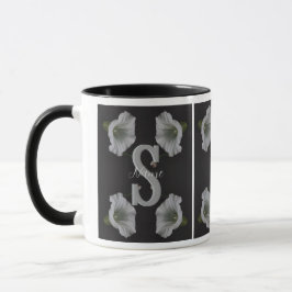Caneca Inicial do Monograma Personalizado Nome Gloria Mat