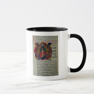 Caneca Inicial "O" da Senhora 2 fol.8 Historiated que