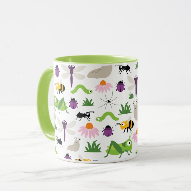 Caneca Insetos (Frente Esquerda)