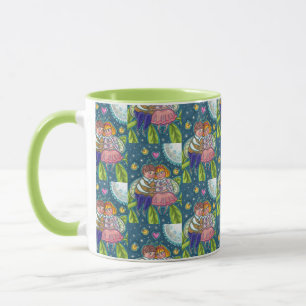 CANECA INSETOS AMANTES, FIREFLIES E LUA CHEIA, NAMORADOS