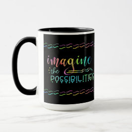 Caneca Inspiração IMAGINE AS POSSIBILIDADES