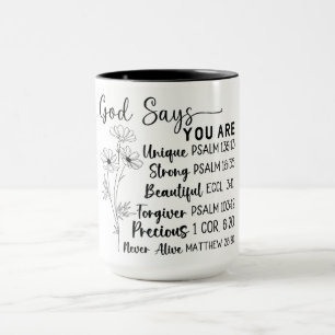 Caneca Inspiração/Religioso/Bíblia Verso