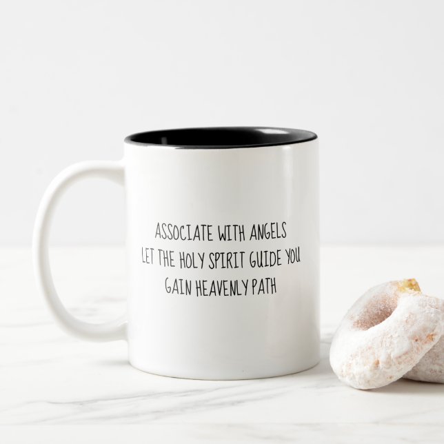 Caneca inspirada - associado com haicais dos anjos (Com Donut)
