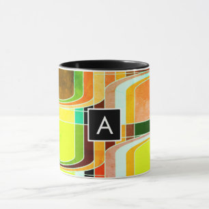 Caneca Inspirado no Retro Colorido e Divertido