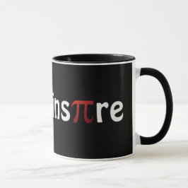 Caneca Inspirador inspire a matemática Pi