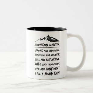 Caneca inspirador - mantra da montanha