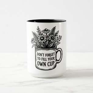 Caneca Inspirador Não Esqueça