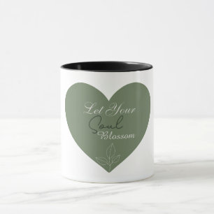 Caneca Inspiradora Deixe Sua Alma Florescer