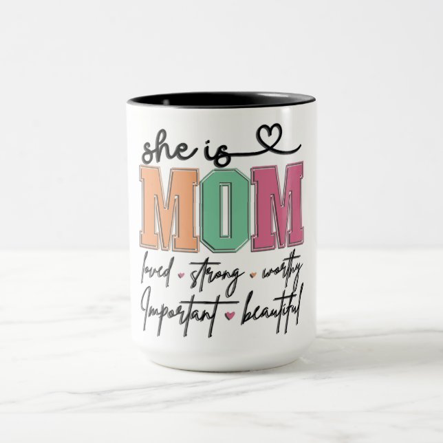 Caneca Inspiradora Ela É Mãe (Centro)