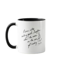 Caneca Inspiradora Nunca Pare de Navegar Escrita à