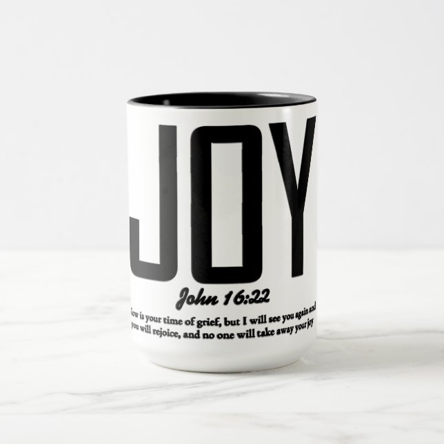 Caneca Inspirational Christian Bible Verse (Centro)