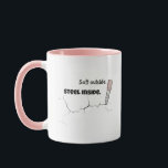 Caneca Inspirational Coffee Mug | Strong Women Motivation<br><div class="desc">Start your day with a reminder of your inner strength. This stylish coffee mug features the empowering phrase “Soft Outside, Steel Inside, ” celebrating the balance between kindness and resilience. Perfect for morning coffee, tea, or your daily energy boost. A meaningful gift for strong women, entrepreneurs, students, mothers, or anyone...</div>