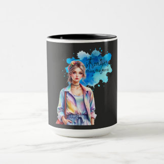 Caneca Inspirational Girl Graphic 