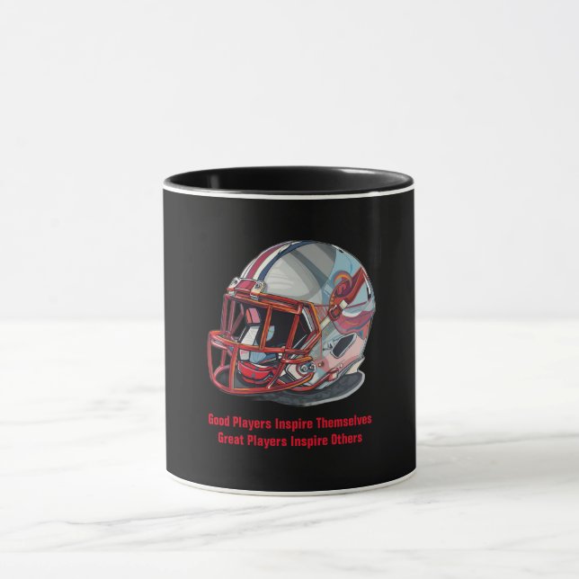 Caneca Inspirational Good Players Pop Art Football Helmet (Centro)