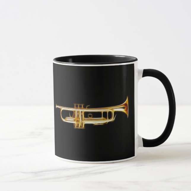Caneca Instrumento musical do vento do chifre de bronze (Direita)