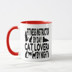 Caneca Instrutor de Malhação do Cat Lover