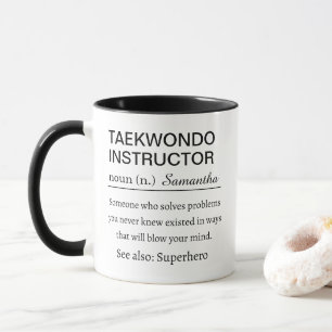 Caneca Instrutor Taekwondo